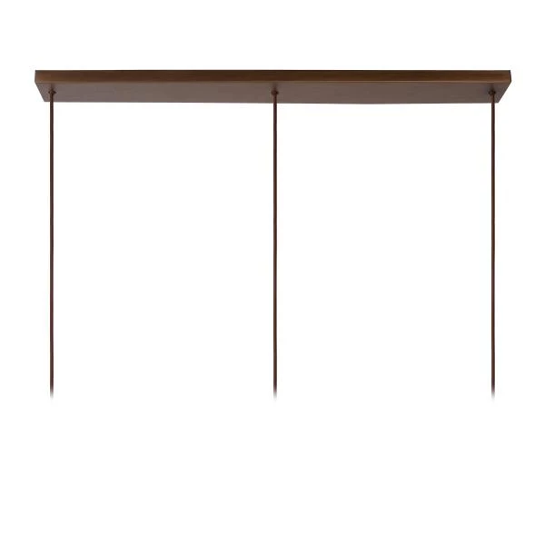 Lucide TOLEDO - Suspension - Ø 20 cm - 3xE27 - Ambre - détail 1